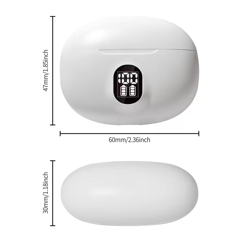 Wireless Earbuds with a Built-In Microphone