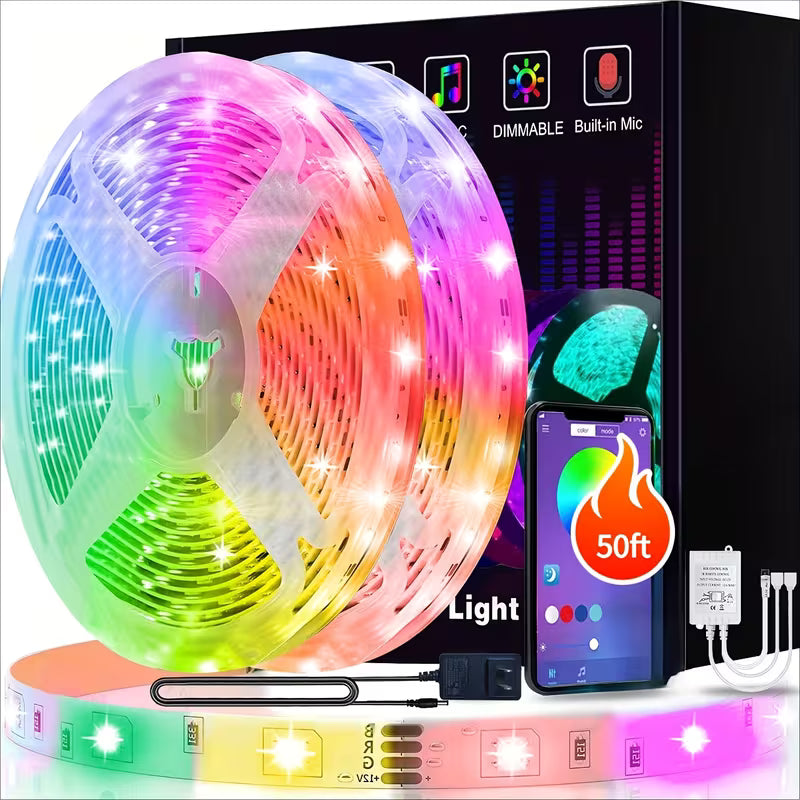 200ft Extra Long Smart LED Strip Lights