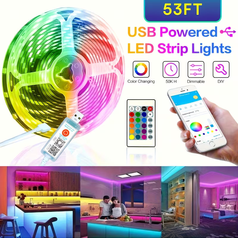 200ft Extra Long Smart LED Strip Lights