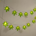 1pc LED Green Leaf Light String